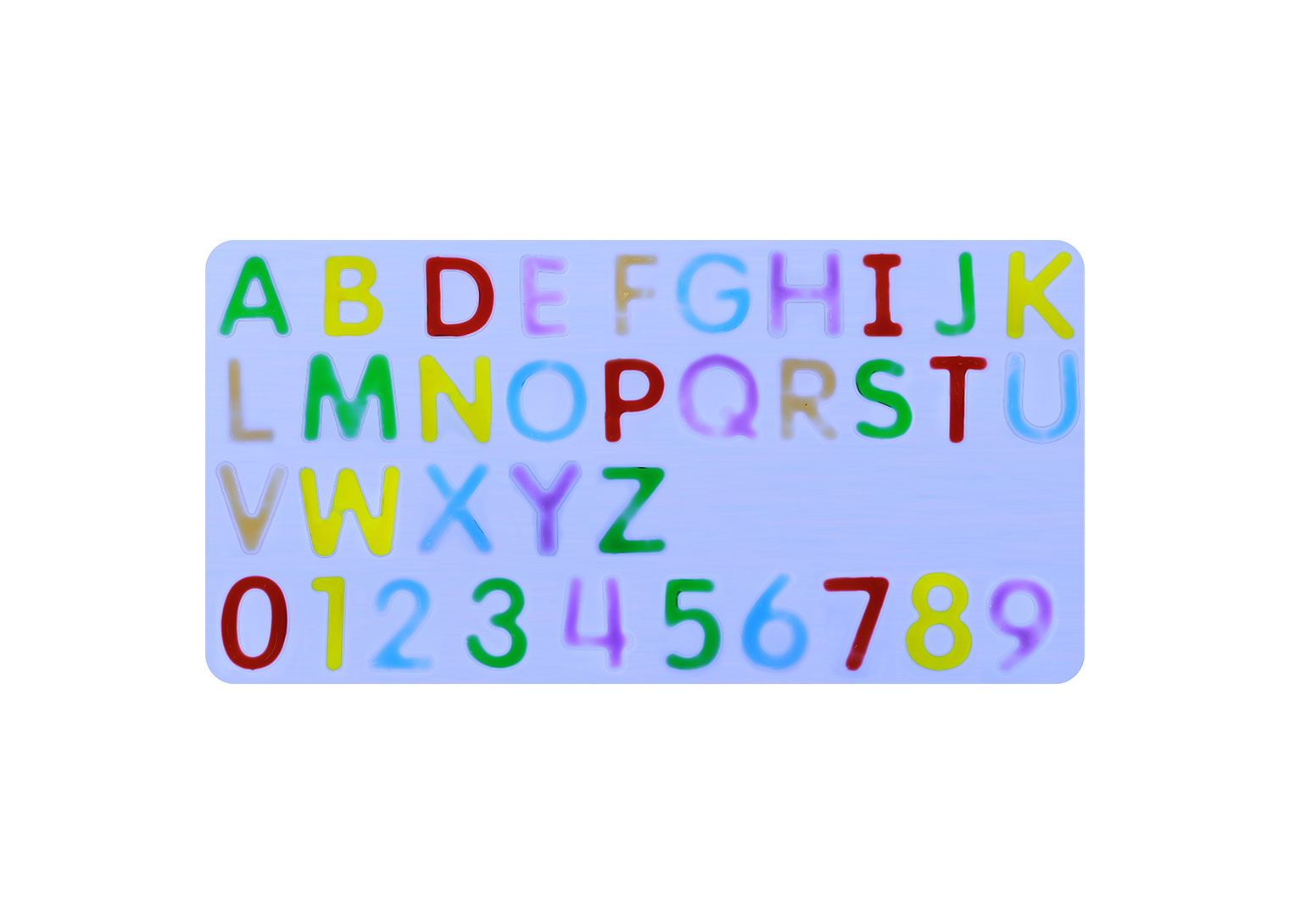Squashy Uppercase Letters - 36 Piece Set